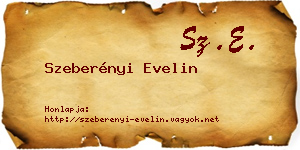 Szeberényi Evelin névjegykártya